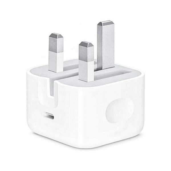 25W USB-C 3-Pin Power Adapter White